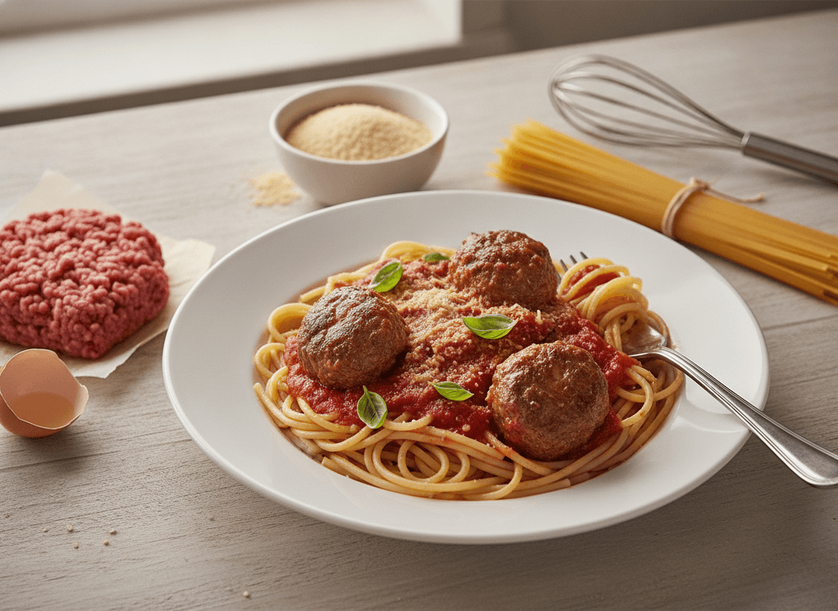 Meatball Pasta Dinner recipe
