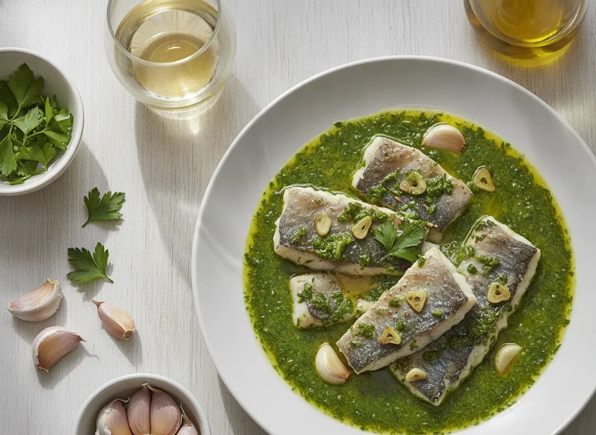 Merluza en Salsa Verde recipe
