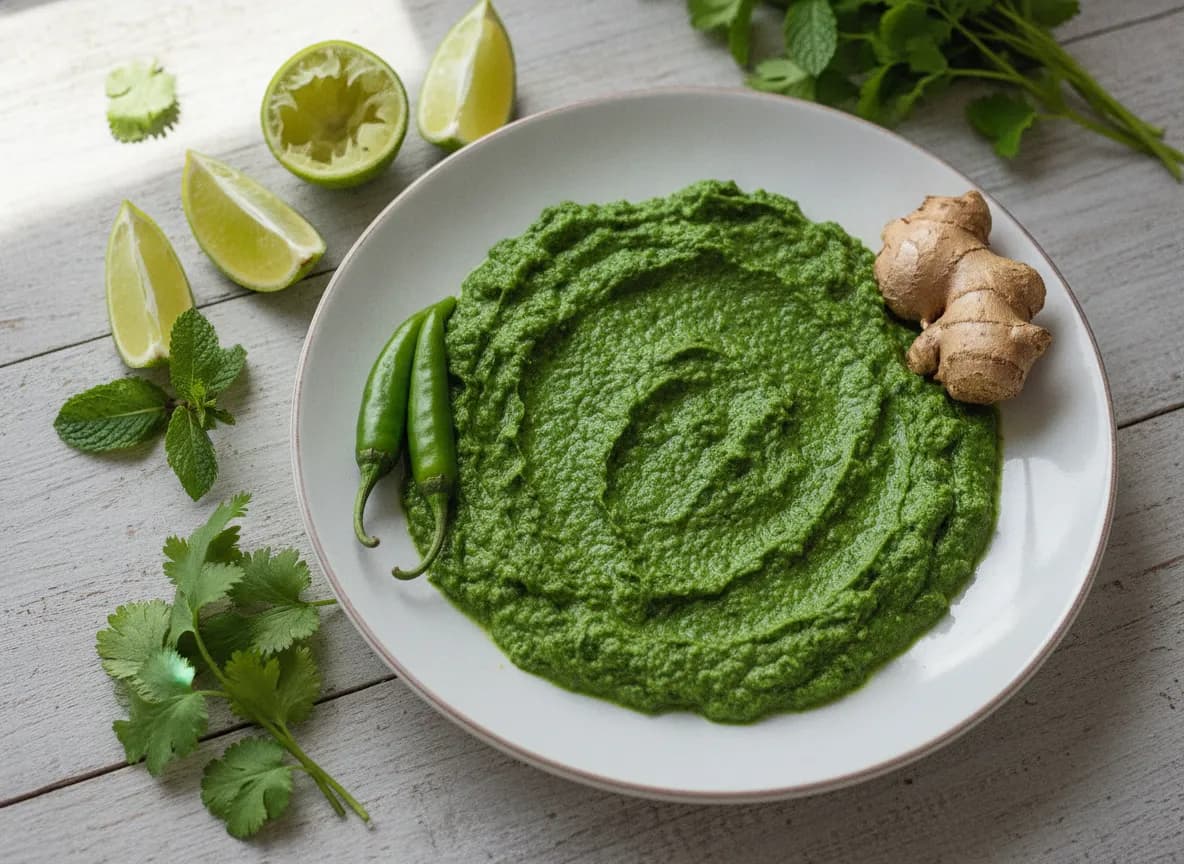 Mint Coriander Chutney recipe