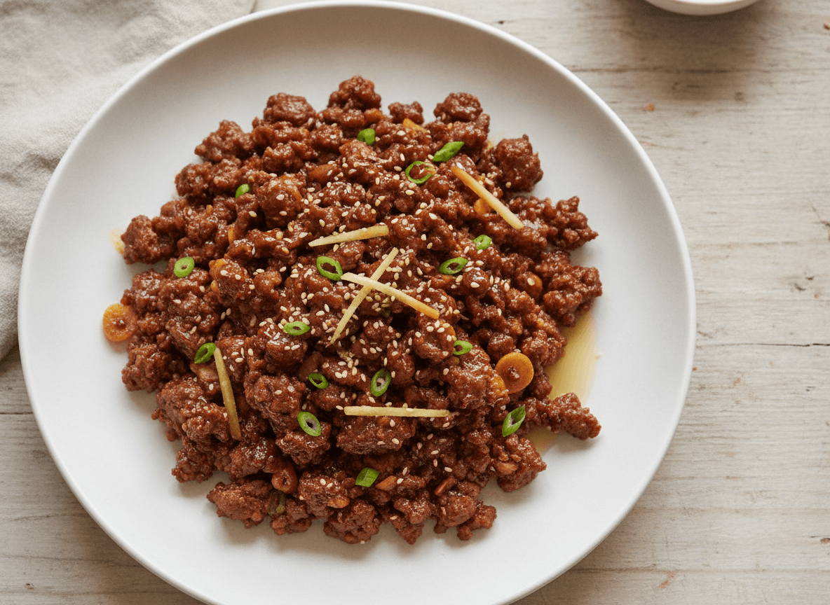 Mongolian Ground Beef