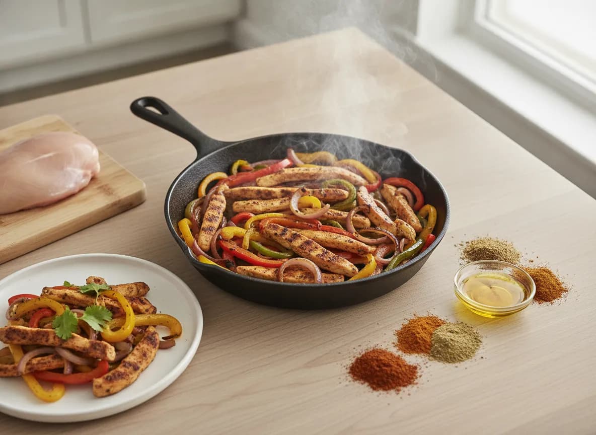 One-Pan Chicken Fajitas