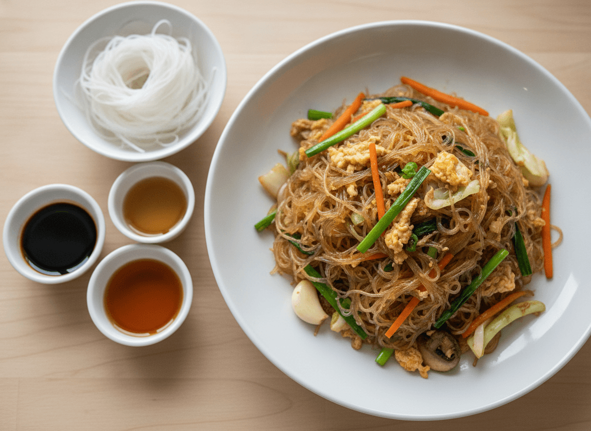 Pad Woon Sen (Glass Noodle Stir Fry)
