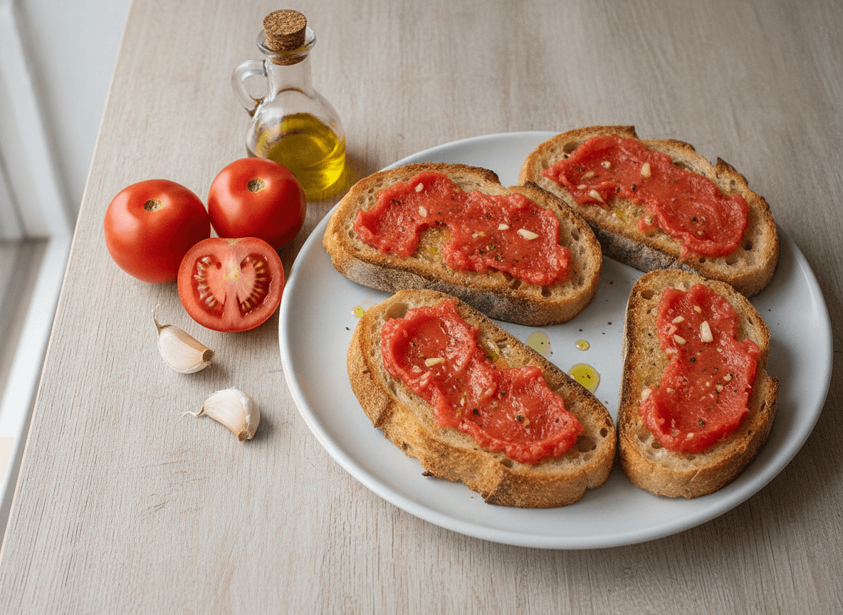 Pan con Tomate
