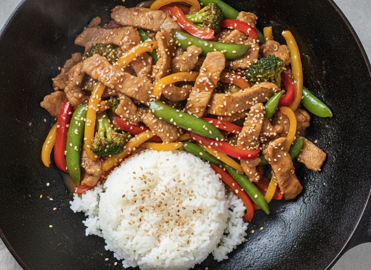 Quick Honey Garlic Pork Stir-Fry