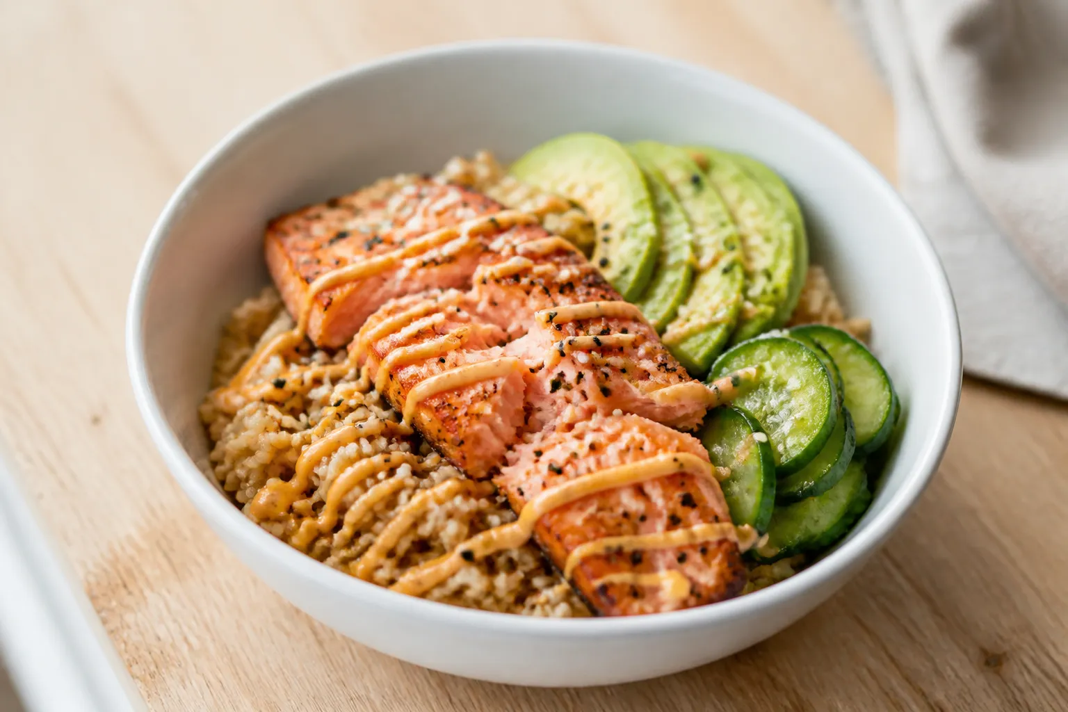 Salmon Rice Bowl recipe
