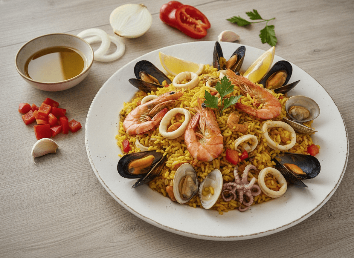 Seafood Paella