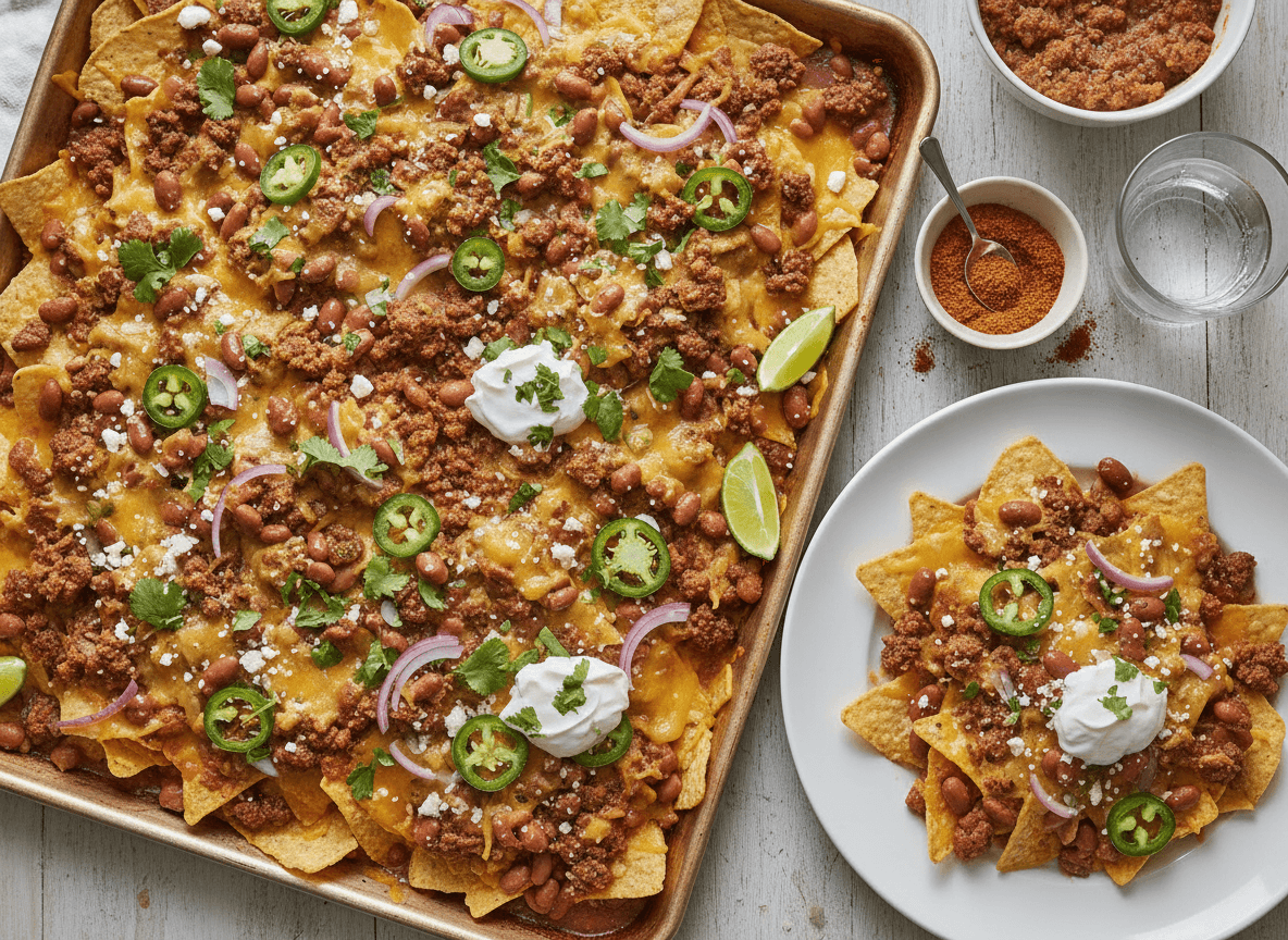 Sheet Pan Party Nachos
