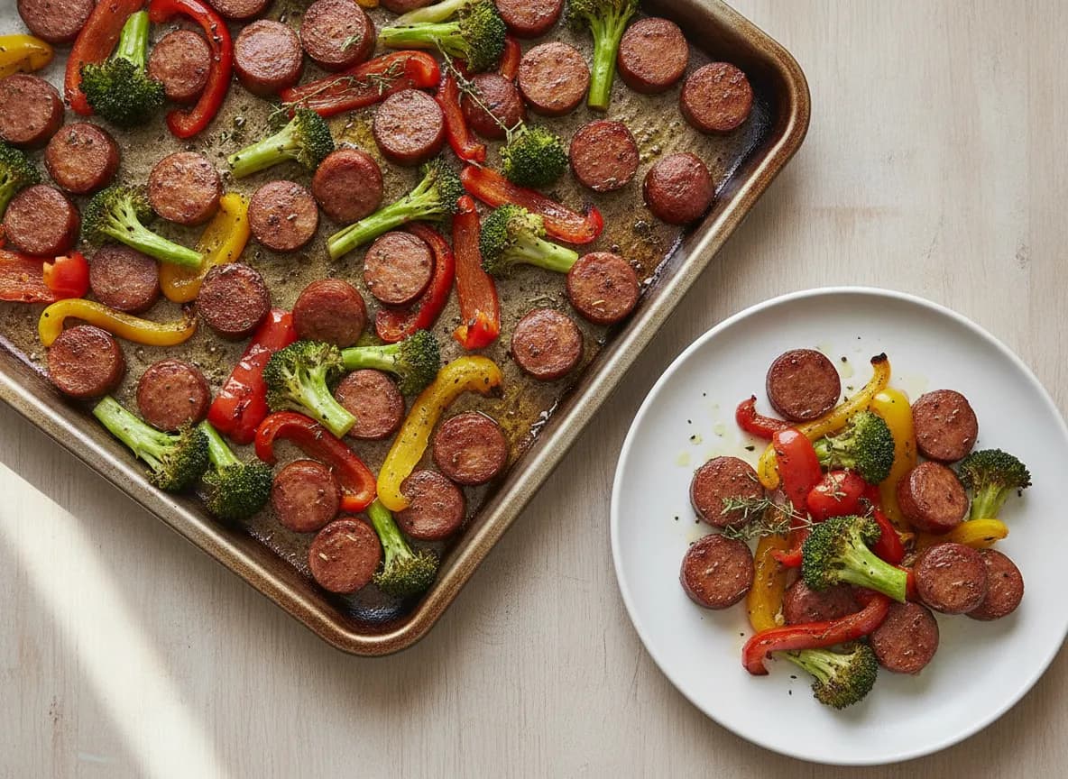 Sheet Pan Sausage and Veggies