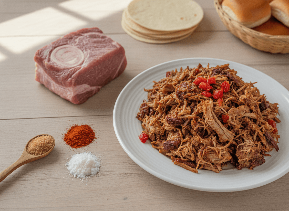 Slow Cooker Low-Sodium Pulled Pork recipe