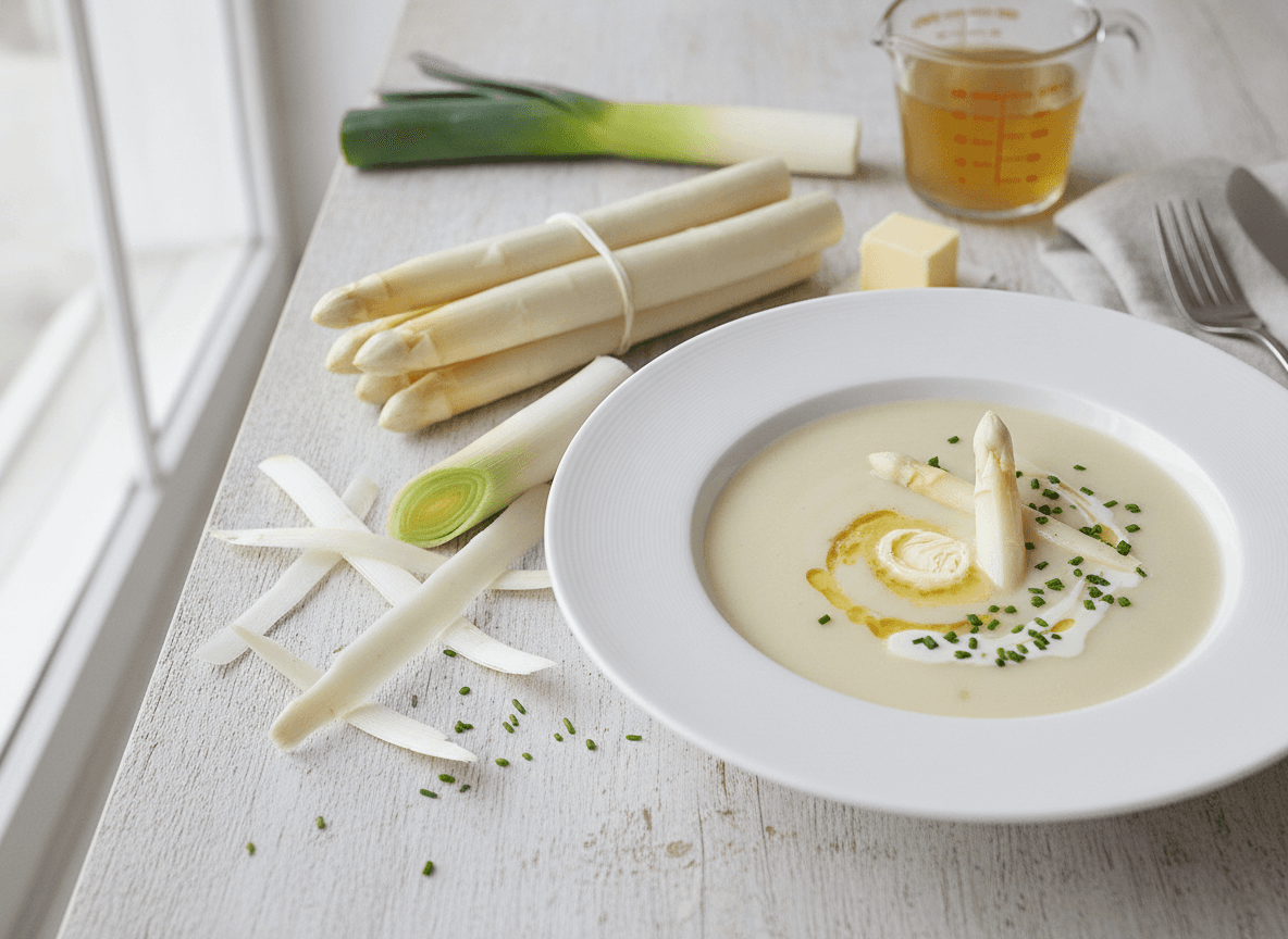 Spargelsuppe