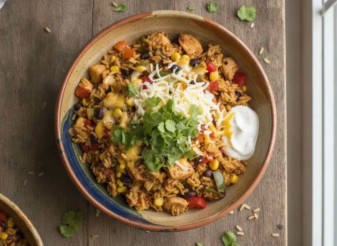Speedy Skillet Fiesta Chicken and Rice