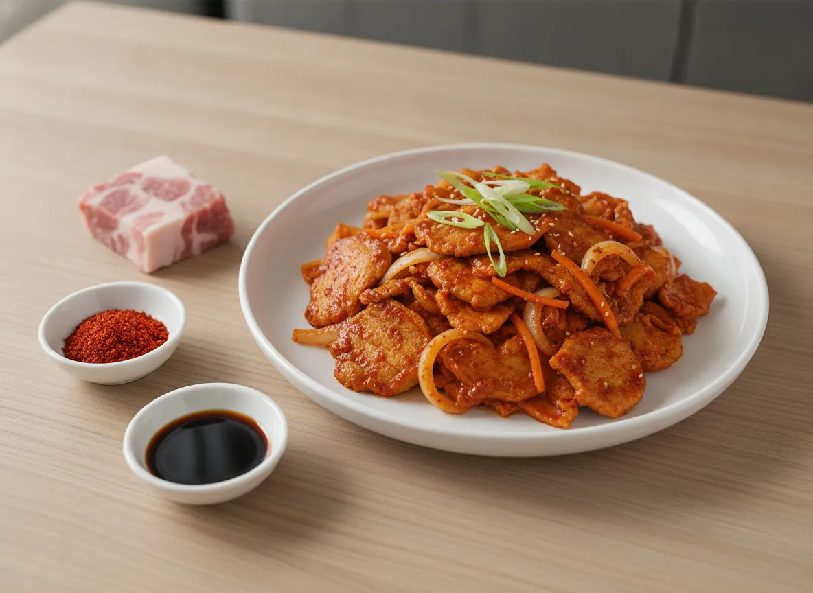 Spicy Jeyuk Bokkeum recipe