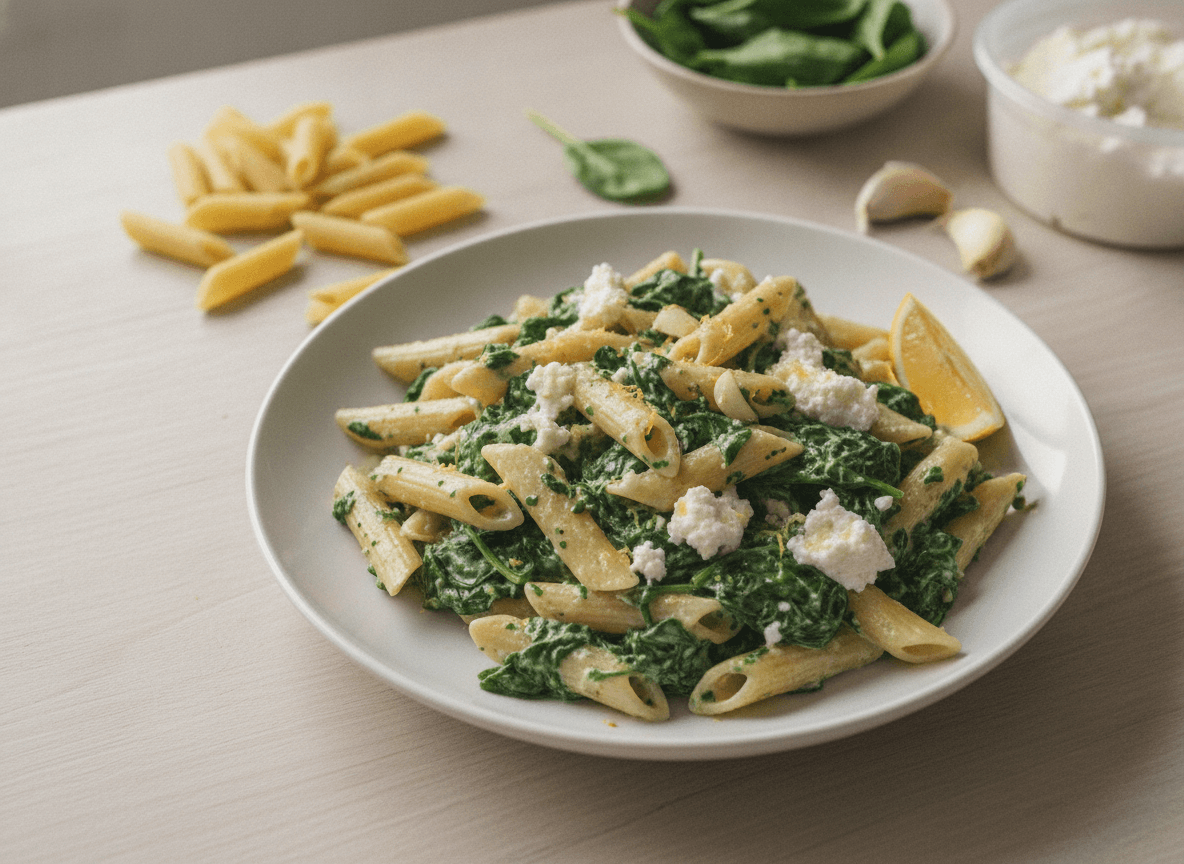 Spinach Ricotta Pasta recipe