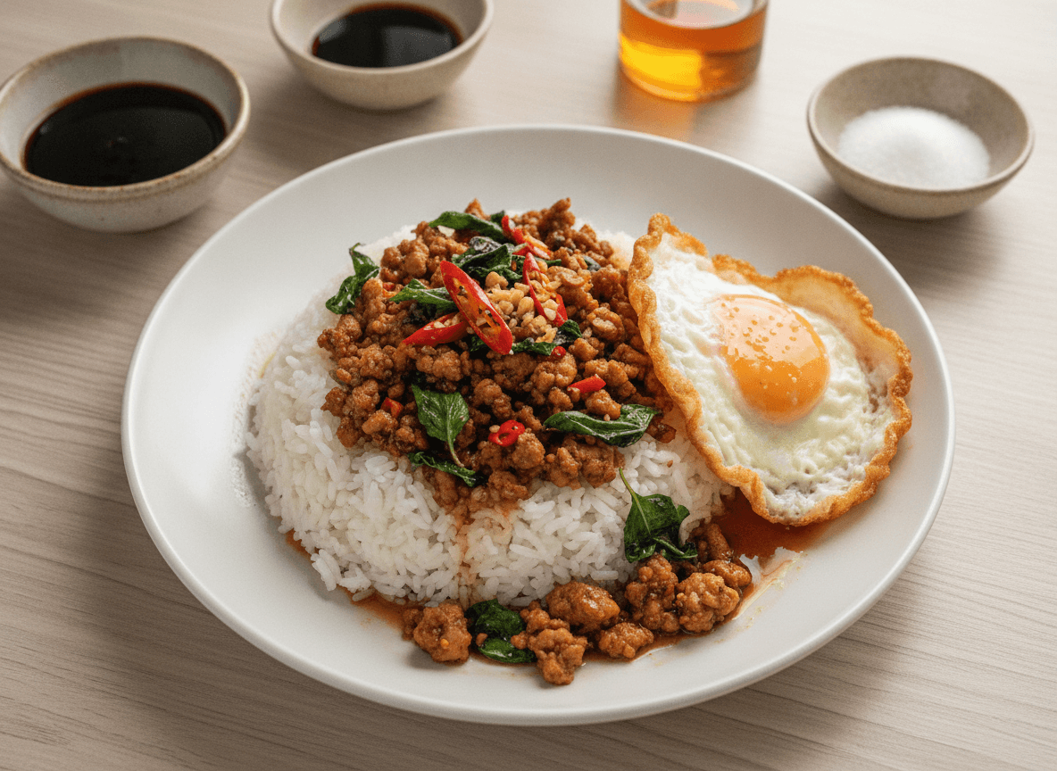 Thai Basil Chicken (Pad Kra Pao)