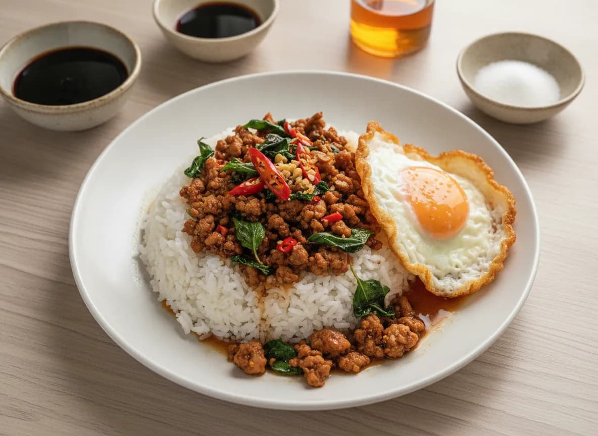 Thai Basil Chicken (Pad Kra Pao) recipe