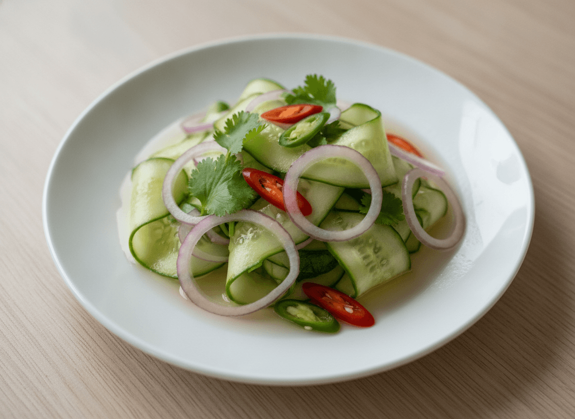 Thai Cucumber Salad (Ajad)