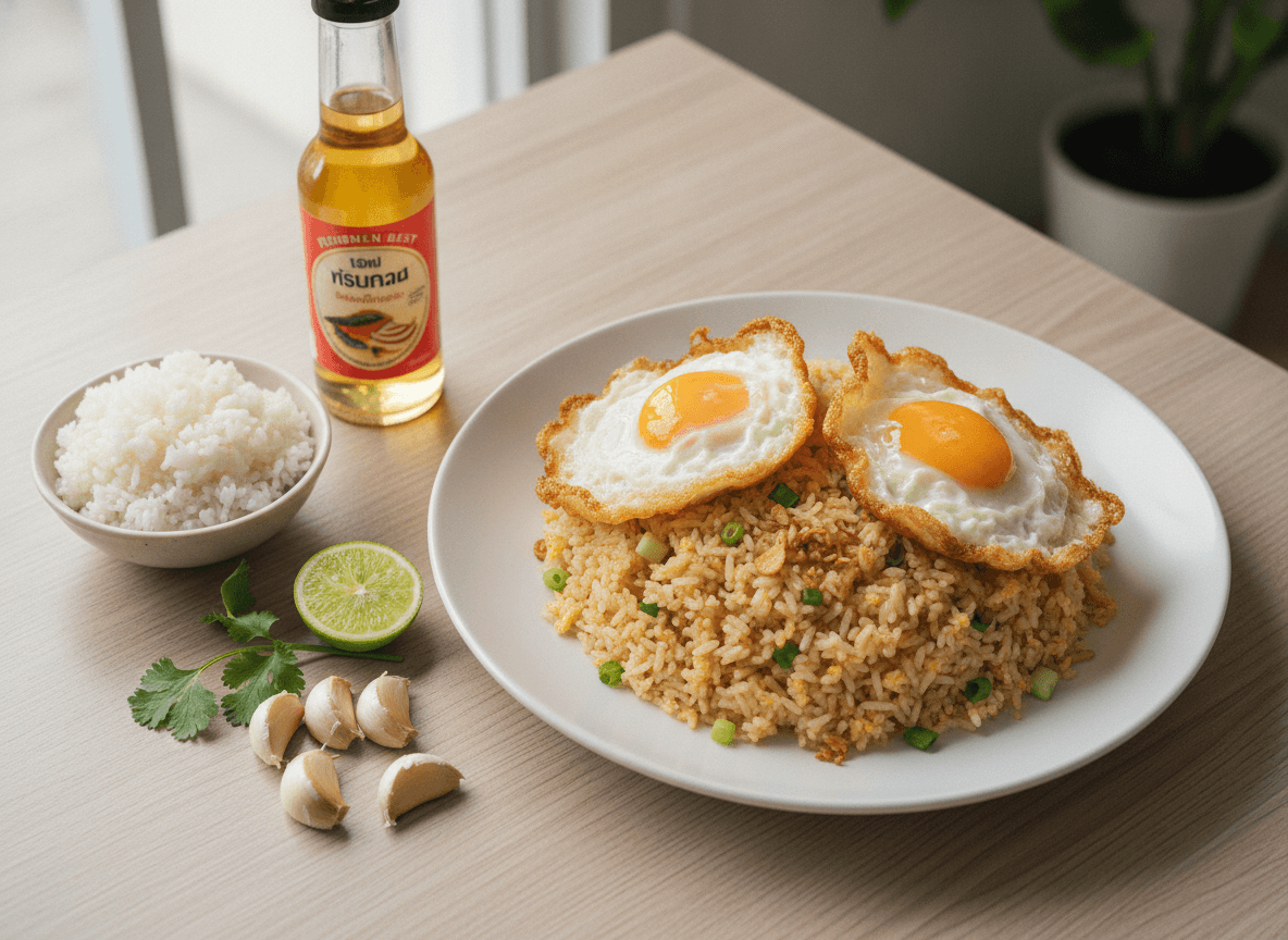Thai Fried Egg Rice (Khao Pad Kai Jeow)