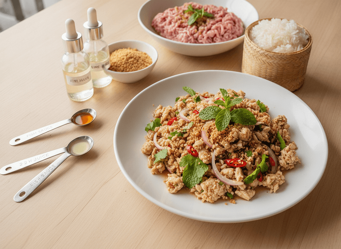 Thai Larb Gai (Chicken Larb)