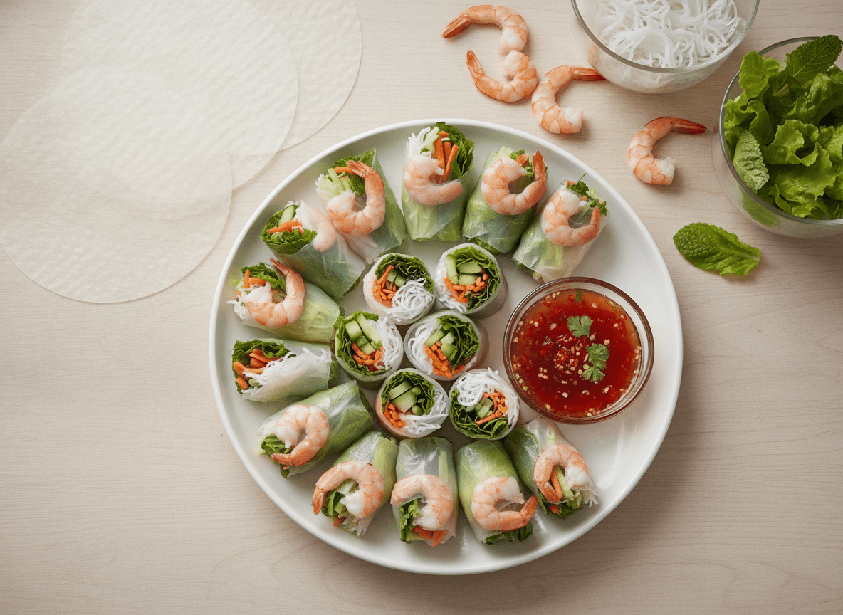 Thai Fresh Spring Rolls