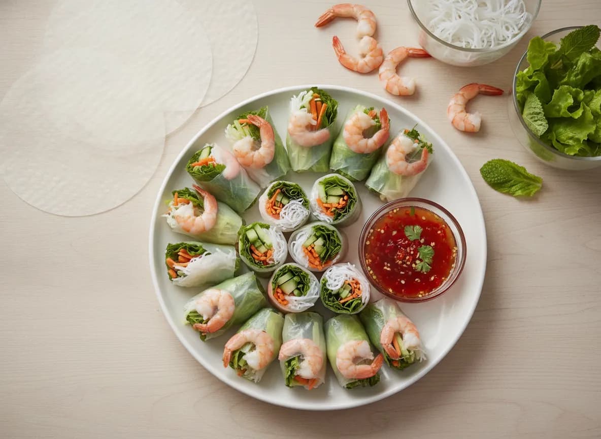 Thai Fresh Spring Rolls recipe
