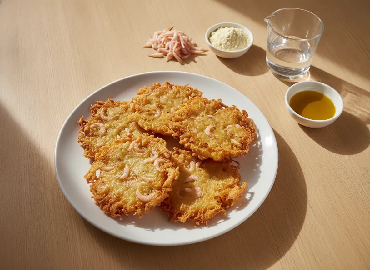 Tortilla de Camarones recipe